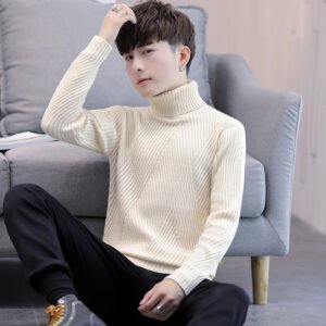High Collar Men’s Sweater