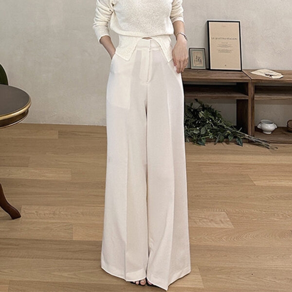 Wide Leg Mopping Hanging Pants - Image 5