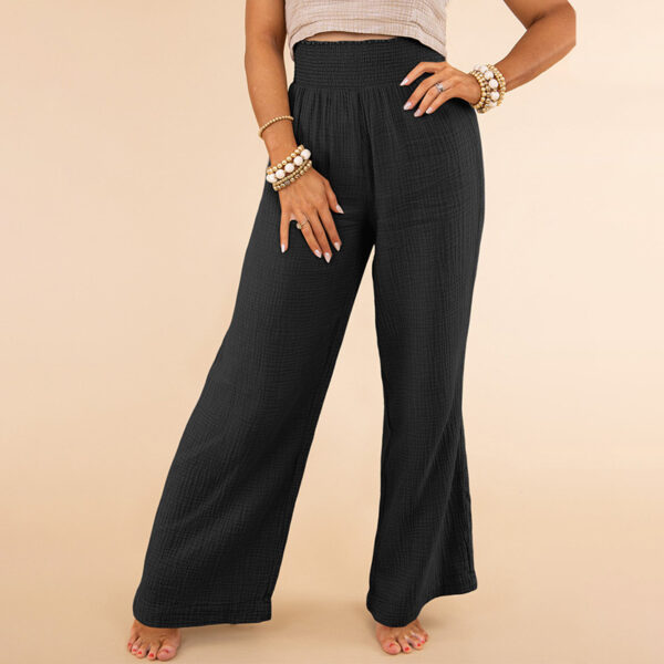 Slim-fit Slimming Solid Color Pants - Image 6