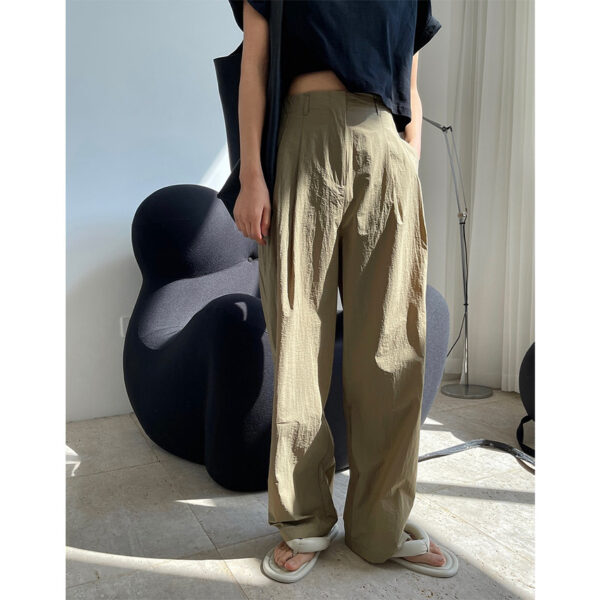 Breathable High Waist Casual Pants - Image 3