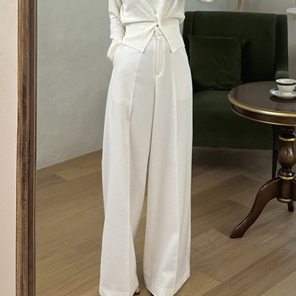 Wide Leg Mopping Hanging Pants - Image 7