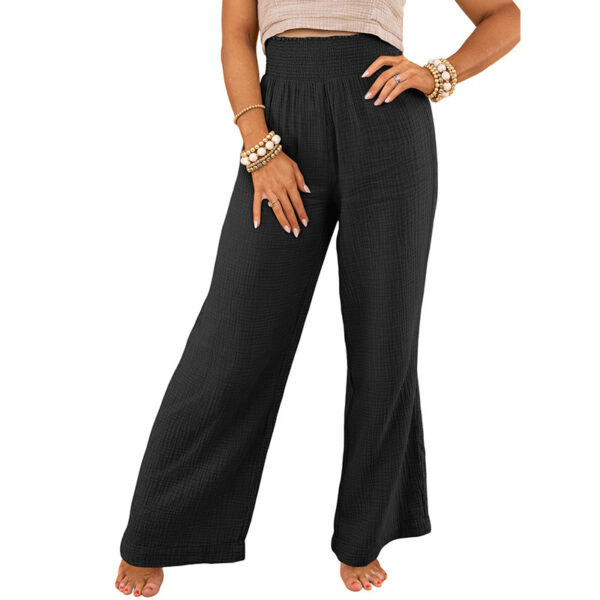 Slim-fit Slimming Solid Color Pants - Image 10