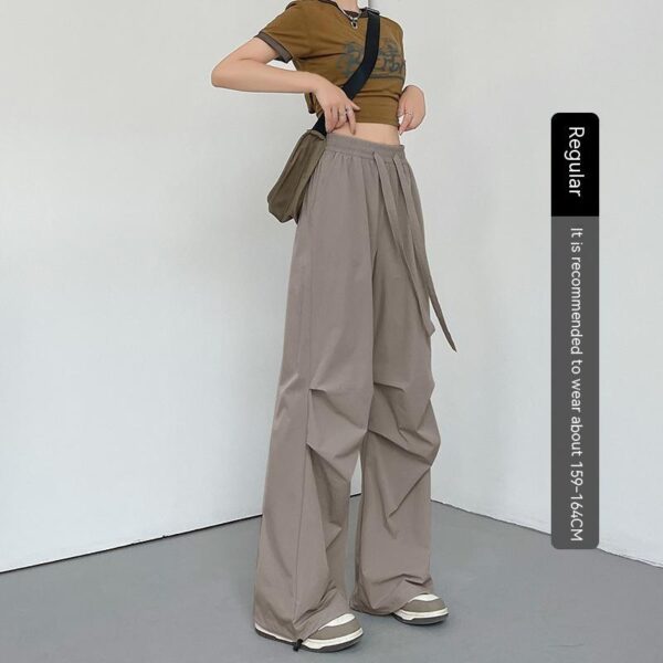 High Waist Wide Leg Quick-drying Track Pants - Image 7