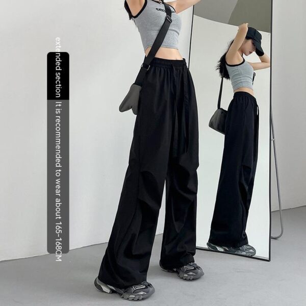 High Waist Wide Leg Quick-drying Track Pants - Image 6