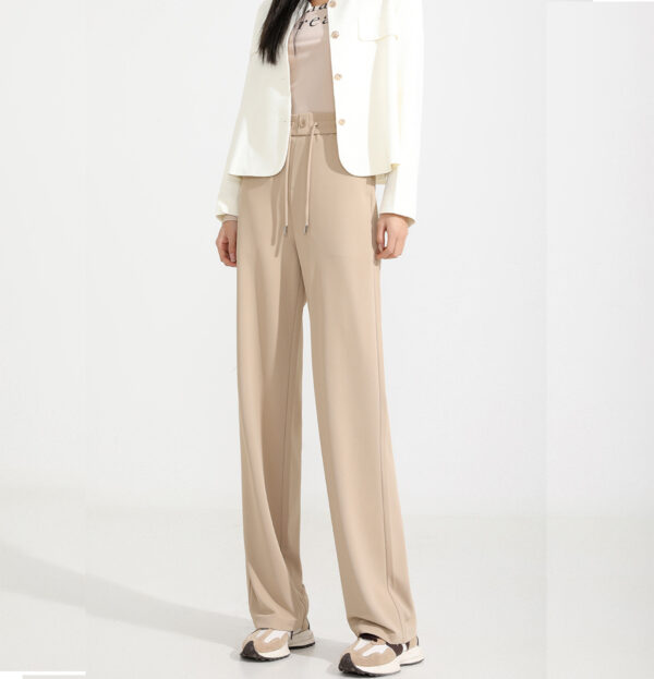 Loose Drooping Straight Wide-leg Pants - Image 5