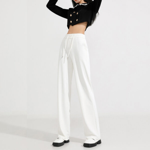 Loose Drooping Straight Wide-leg Pants - Image 2