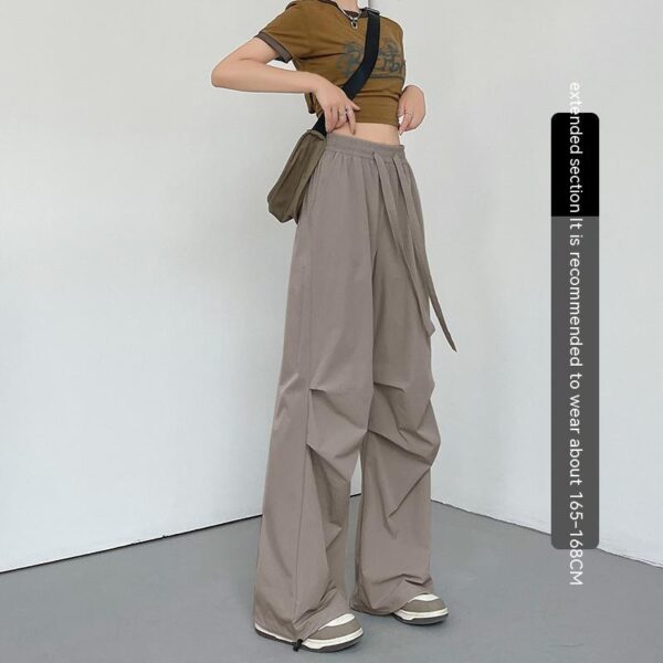 High Waist Wide Leg Quick-drying Track Pants - Image 8