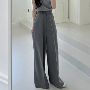 Wide Leg Mopping Hanging Pants