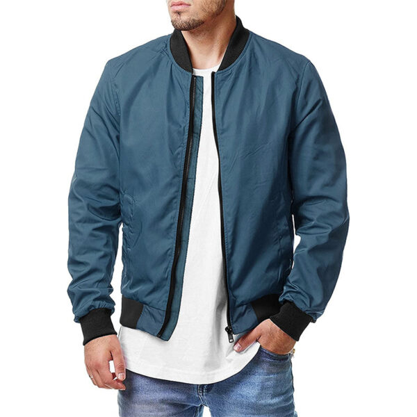 Polyester Baseball  Casual Jacket - Image 3