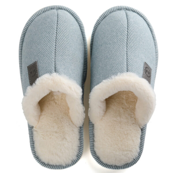 Warm Cotton Velvet Slippers - Image 5