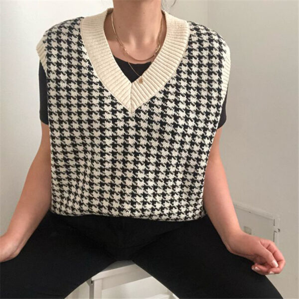 Knitted Pullovers Vest - Image 3