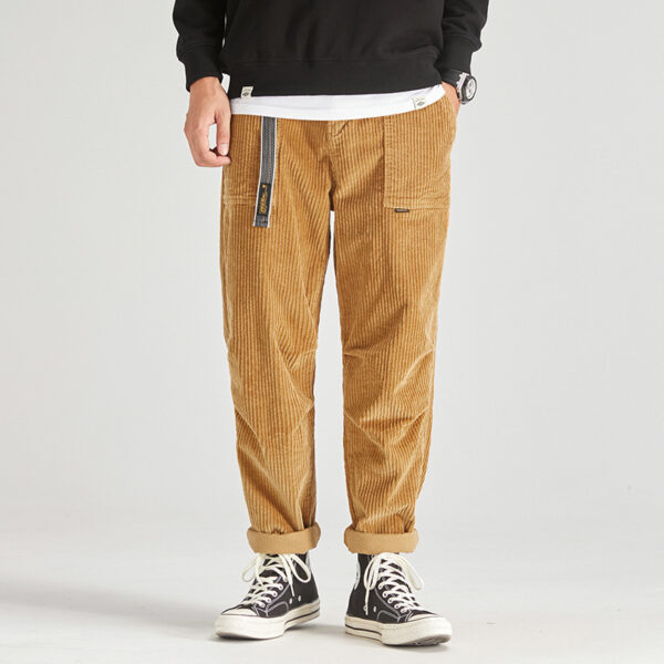 Retro Loose Corduroy Pants - Image 5