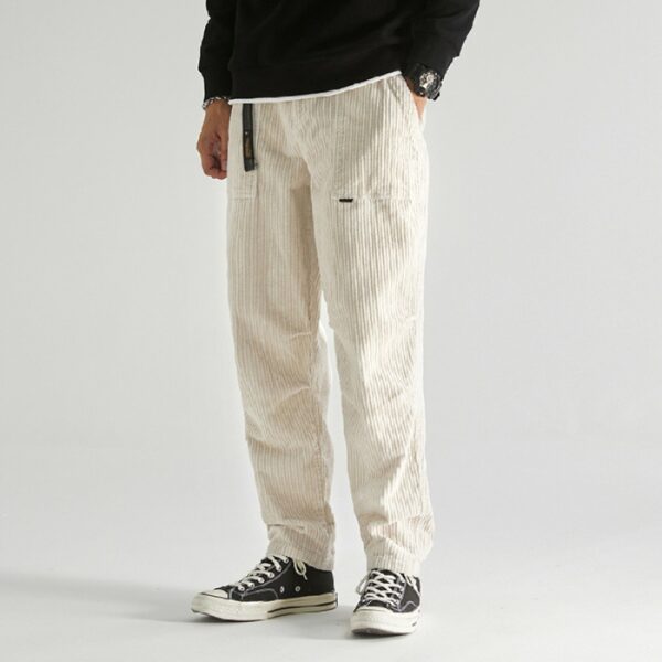 Retro Loose Corduroy Pants - Image 9