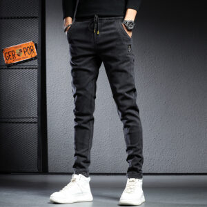 Elastic Waist Skinny Stretch Jeans