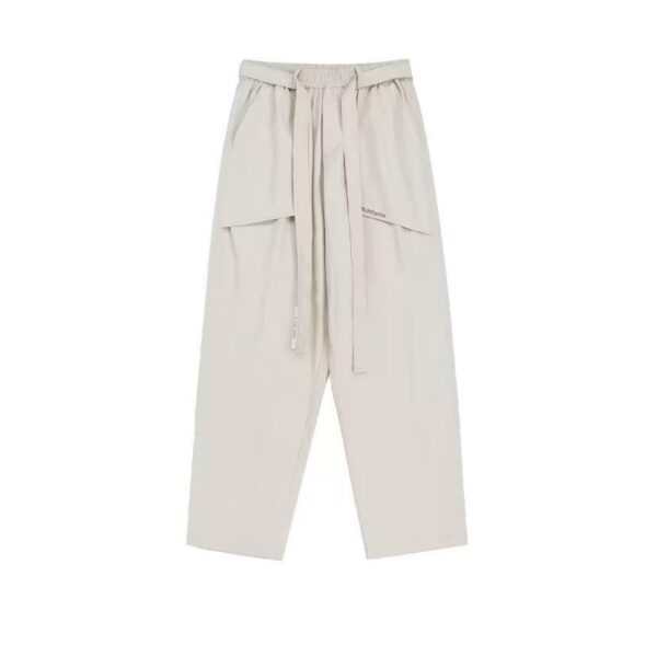 Straight Tube Polyester Pants - Image 6