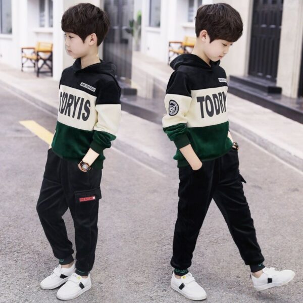 Boys Autumn Spring Sweater and Pants - Image 4