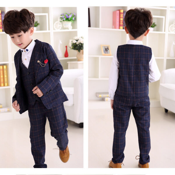 Three-piece Suit, Vest, Pants, Children's Wear - Image 2