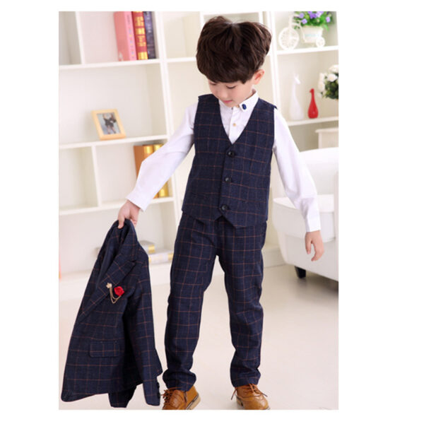 Three-piece Suit, Vest, Pants, Children's Wear - Image 3