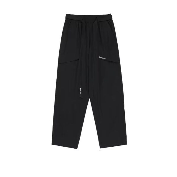 Straight Tube Polyester Pants - Image 7