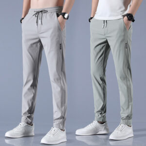 Ice Silk Breathable Tracksuit Pants