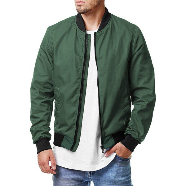 Polyester Baseball  Casual Jacket - Image 5