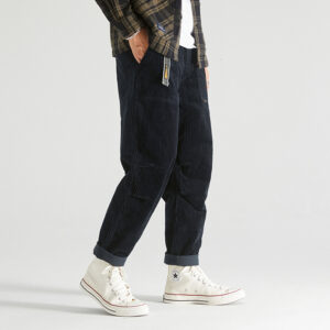 Retro Loose Corduroy Pants