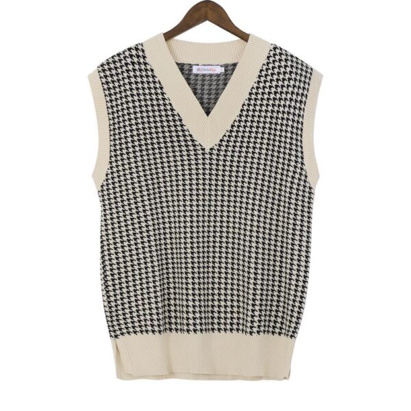 Knitted Pullovers Vest - Image 5