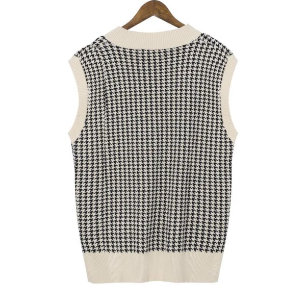 Knitted Pullovers Vest - Image 4