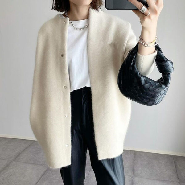 Soft Knitted Cardigans Loose Sweater - Image 2