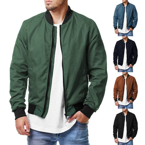 Polyester Baseball  Casual Jacket