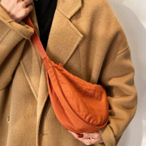 Nylon Messenger Dumplings Shoulder Bag