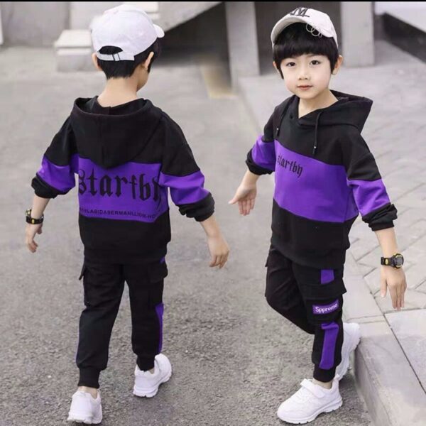 Boys Autumn Spring Sweater and Pants - Image 3