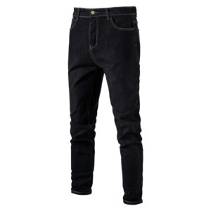 Micro-elastic Casual Washed Jeans