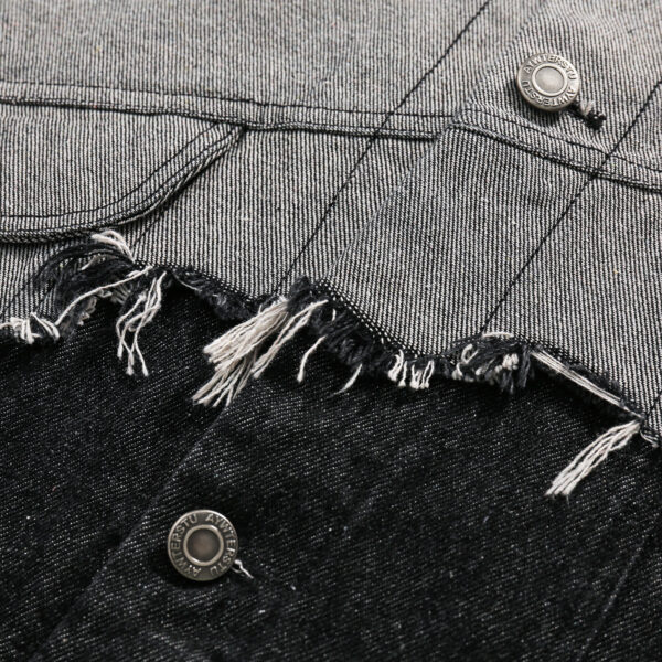 Lapel Denim Jacket - Image 6