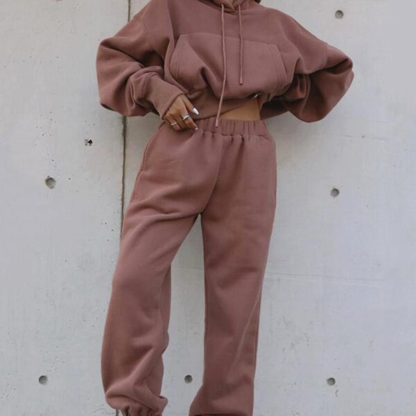 New Casual Hoodie Sports Suit - Image 7