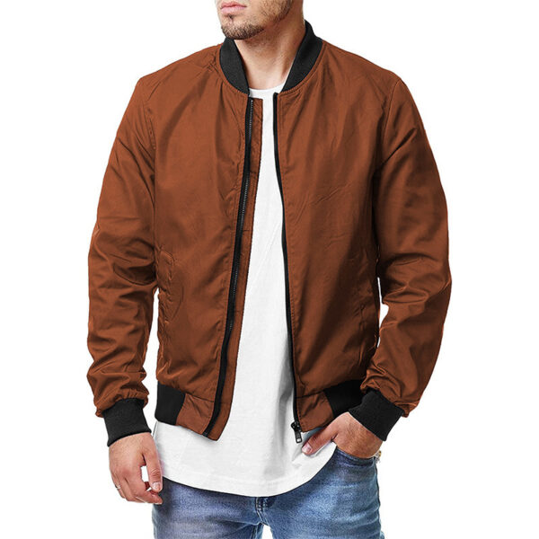 Polyester Baseball  Casual Jacket - Image 4