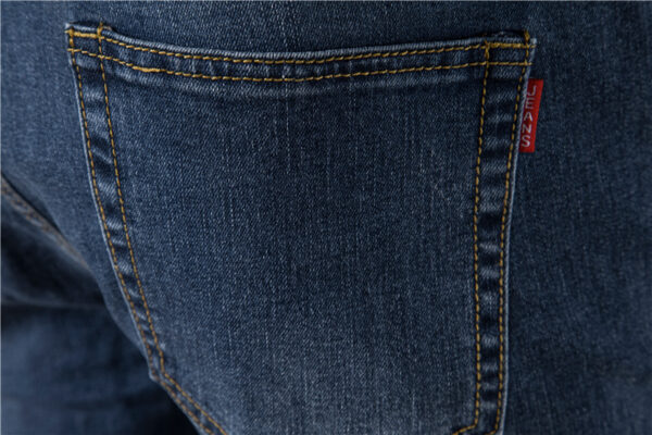 Micro-elastic Casual Washed Jeans - Image 7