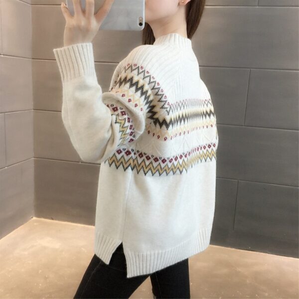 Western Style Bottoming Sweater - Image 3